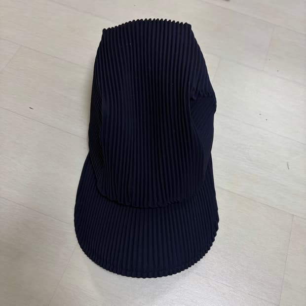 플리츠플리즈 캡모자 정품