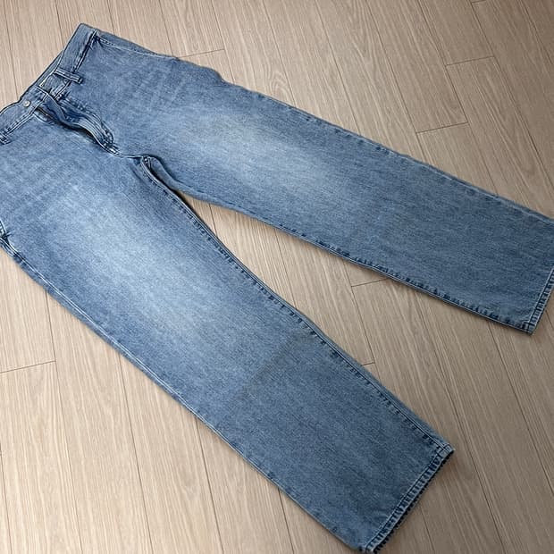 포터리/스트레이트 데님 라이트 블루/1