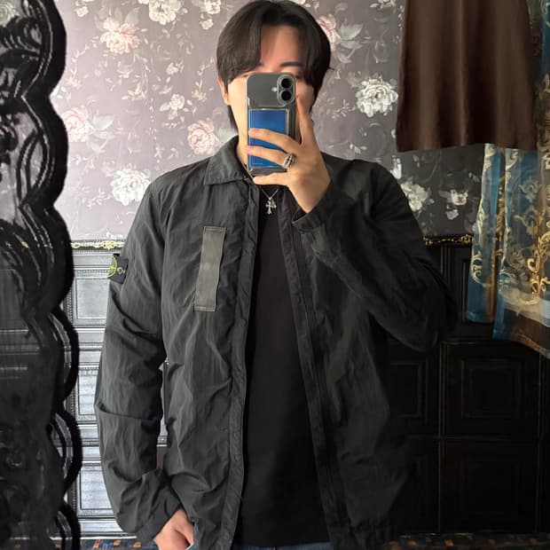 a249) 스톤아일랜드 나일론 메탈 자켓