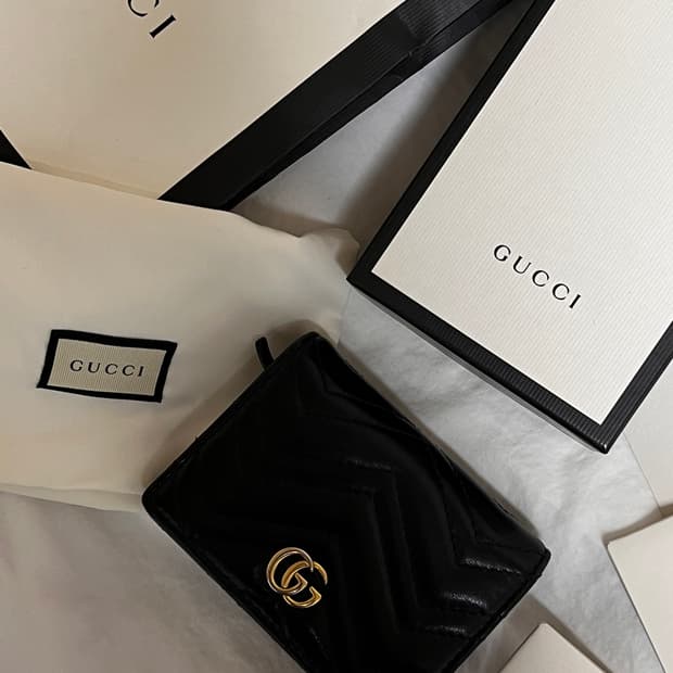 [풀박스] 구찌GG마몽 마틀라세 카드지갑 