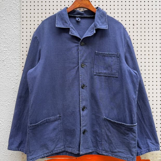 OLD EURO VINTAGE GREY BLUE 유로피안워크자켓