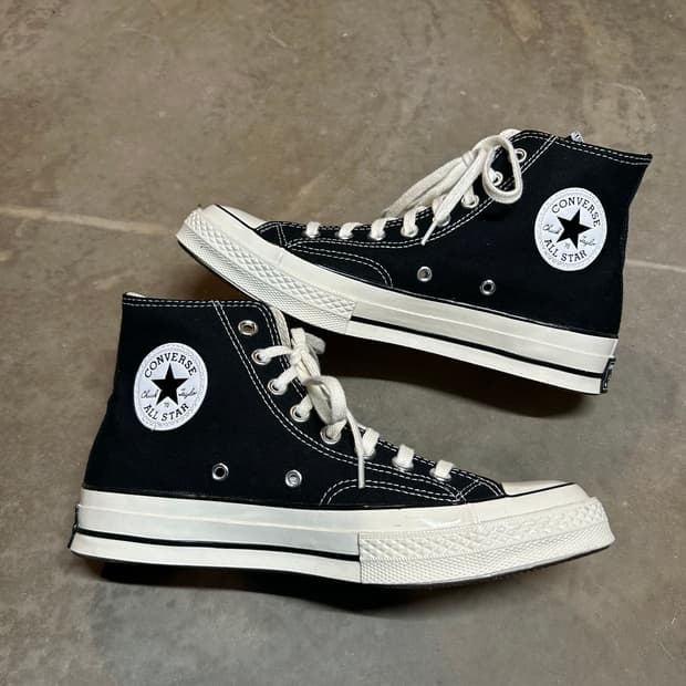 255) 컨버스 척테일러 척 70 블랙 신발 스니커즈 새상품급