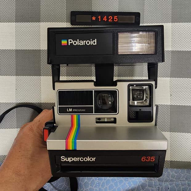 폴라로이드 슈퍼컬러 635 즉석카메라