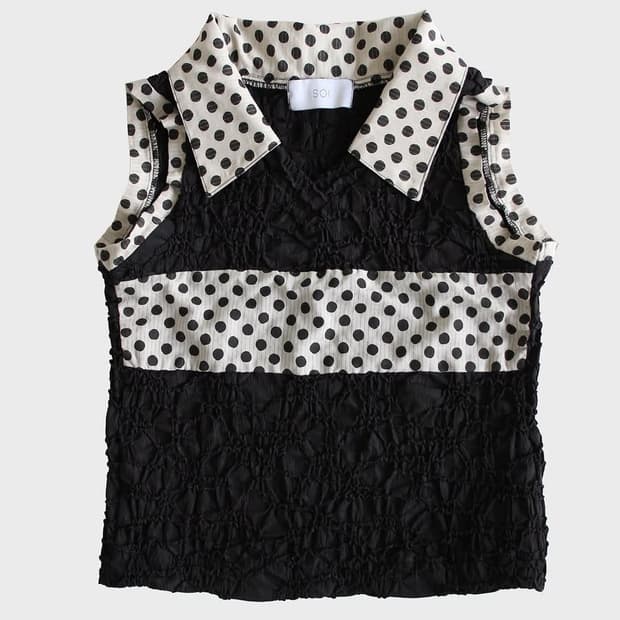 DOT COUNTRY SLEEVELESS