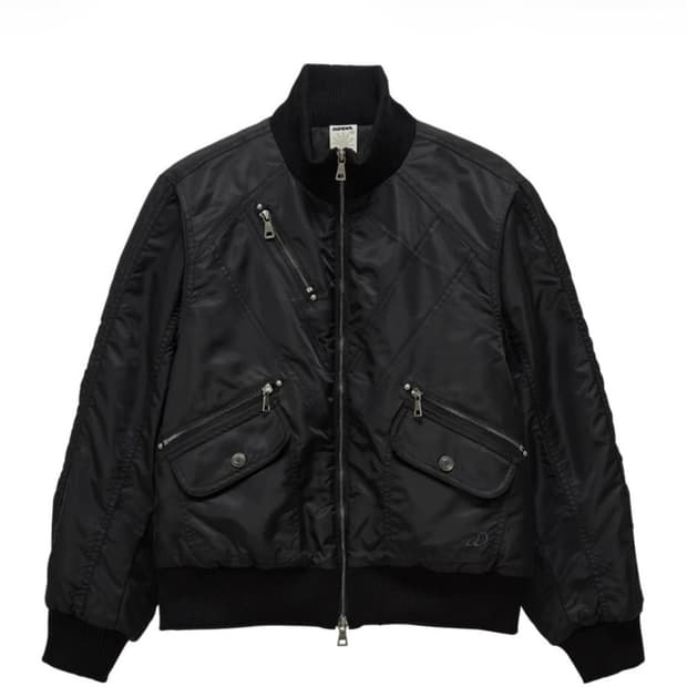 구해요 단델 DD cropped studded MA-1 jacket 