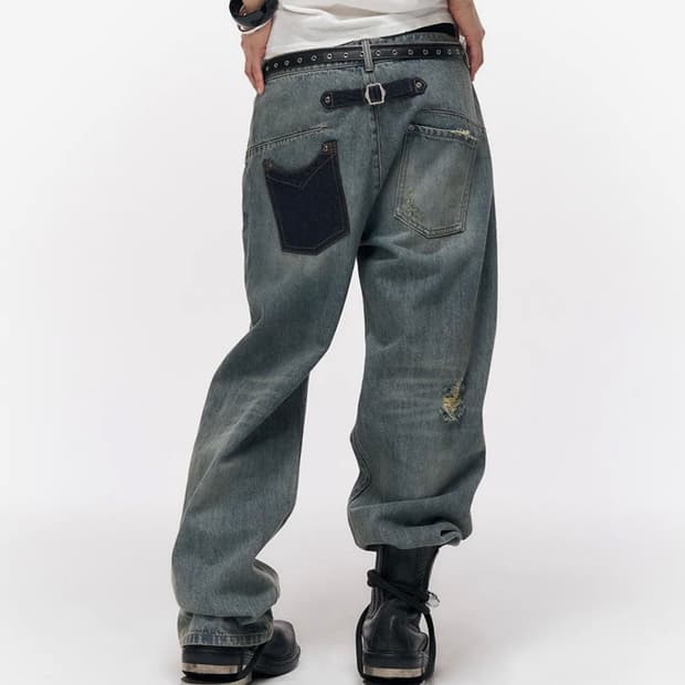 스키즘 인듀싱 Worn Engineered Jeans 