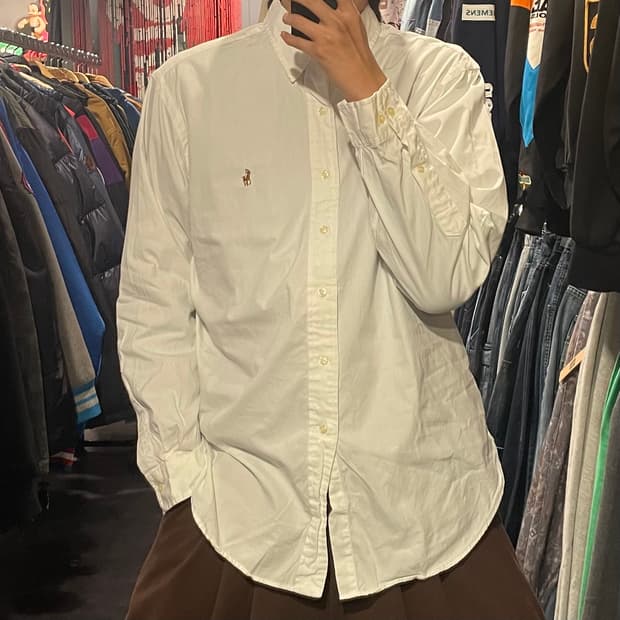 [IM] Polo 폴로랄프로렌 화이트 긴팔셔츠