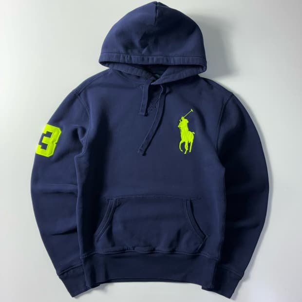 Polo  폴로 랄프로렌 빅포니 네이비 후드티  