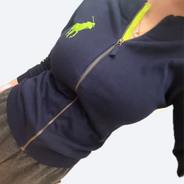 💙폴로 랄프로렌 슬림핏 빅포니 네이비 니트 집업💙