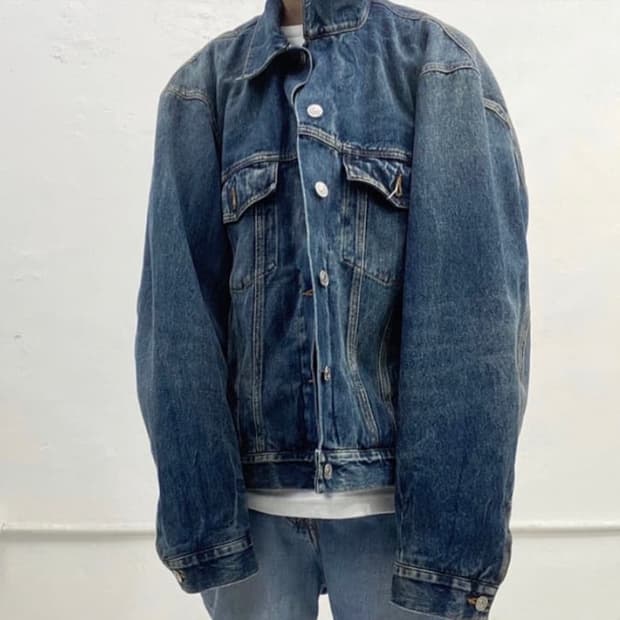발렌시아가 스테로이드 데님 자켓
