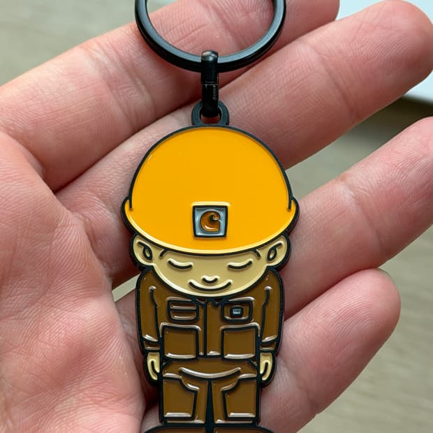 칼하트 WIP 쓰미마센 키체인 키링 멀티컬러