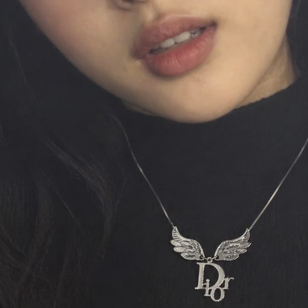 정품 디올 엔젤윙 날개 빈티지 목걸이 (초레어템)