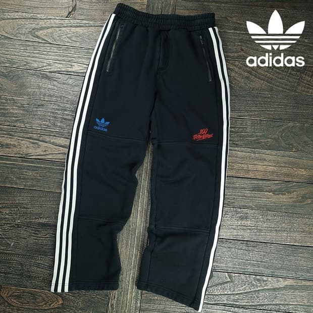 [아디다스] 100 씨브스 삼선 스트레이트 트레이닝 팬츠 M19272