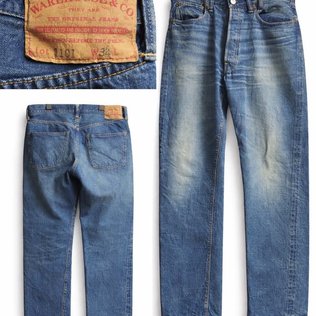 Warehouse & Co Lot 1101 데님 / W34 