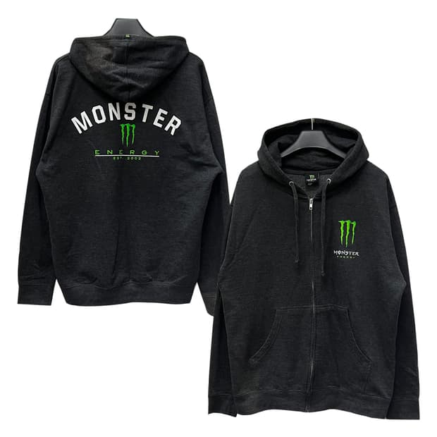 몬스터 에너지 백로고 후드 집업 L