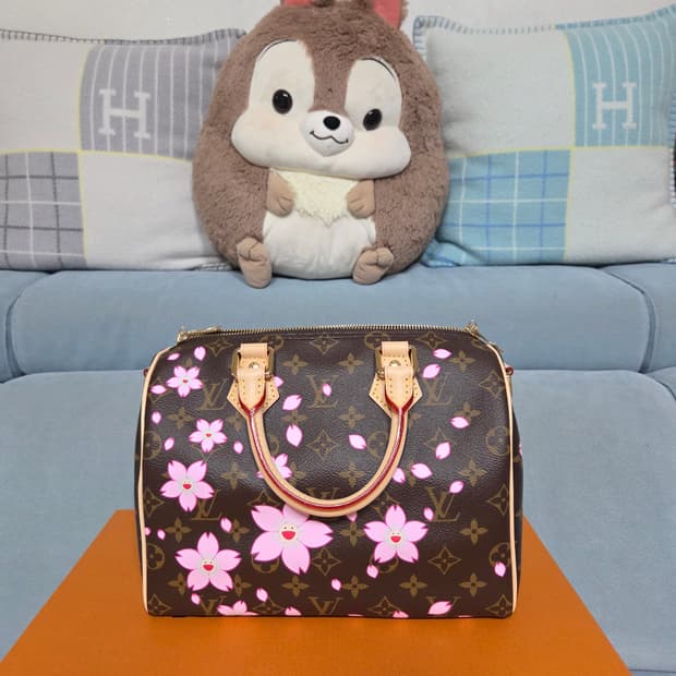 루이비통 x 무라카미 타카시 스피디 반둘리에 25