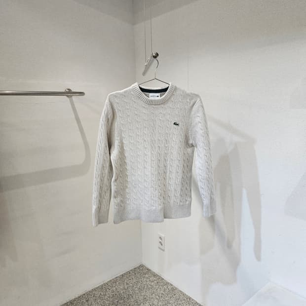 라코스테 케이블 니트