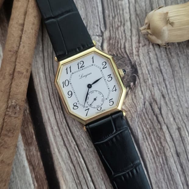 정품 론진 옥타곤 3209 수동 시계