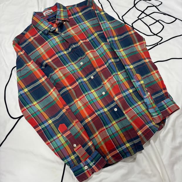 폴로 랄프로렌 마드라스셔츠