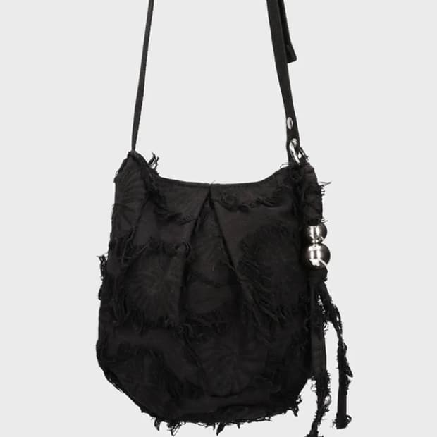 BUDDY BAG FEATHER BLACK 버디백 페더 블랙