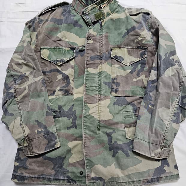 알파인더스트리 M65 야상 우드랜드 카모