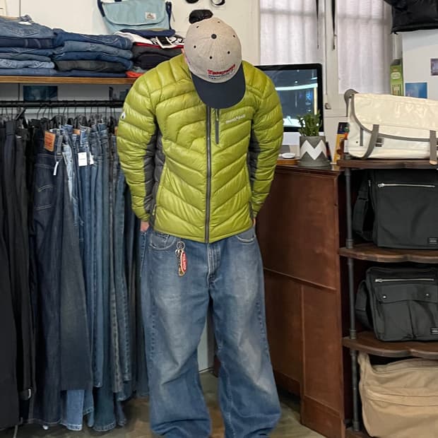 몽벨 구스다운 경량패딩 XL