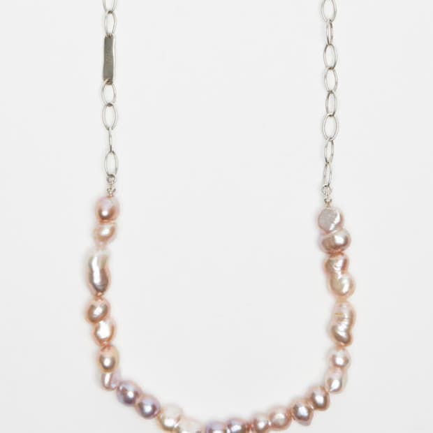 Rose Freshwater Pearl Necklace