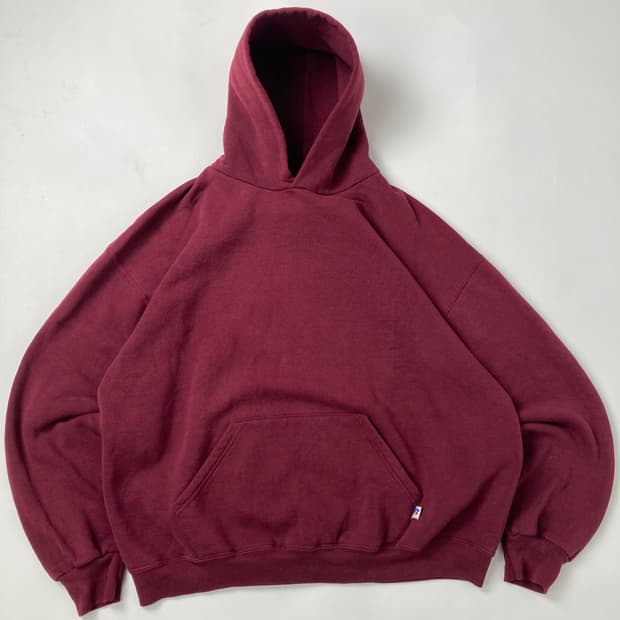 90s Russell Hoodie (burgundy)