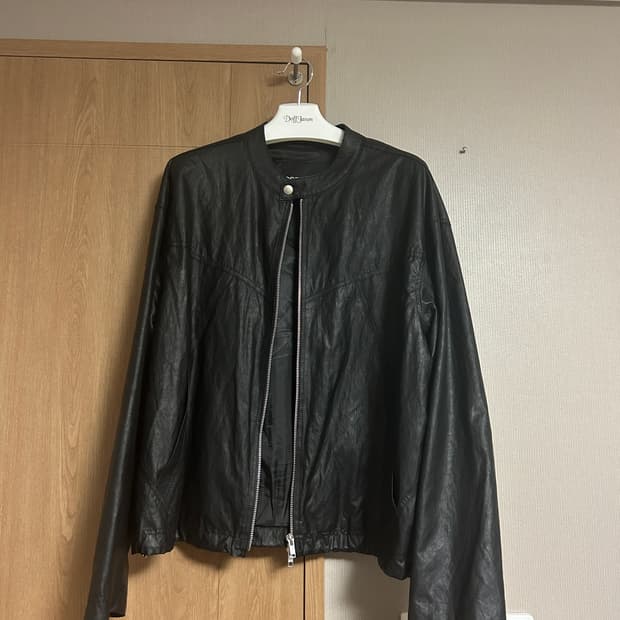 도프제이슨 라이트 쉘 모터사이클 자켓 블랙