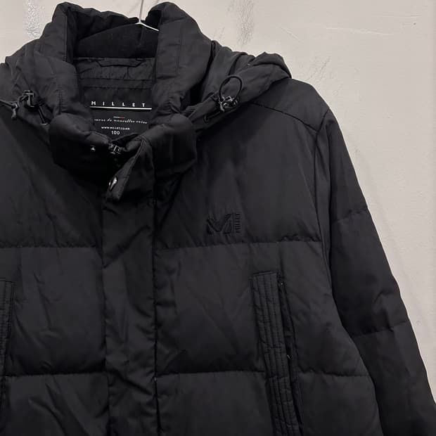 밀레 덕다운 4포켓 후드 돕빠 롱패딩