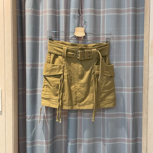 일본빈티지 y2k 웨스턴 벨트세트스커트
