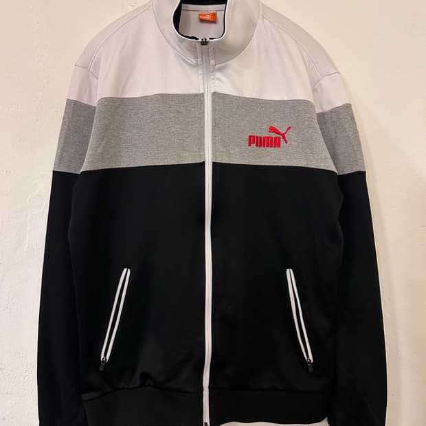푸마 컬러 블록 트랙 자켓 L 