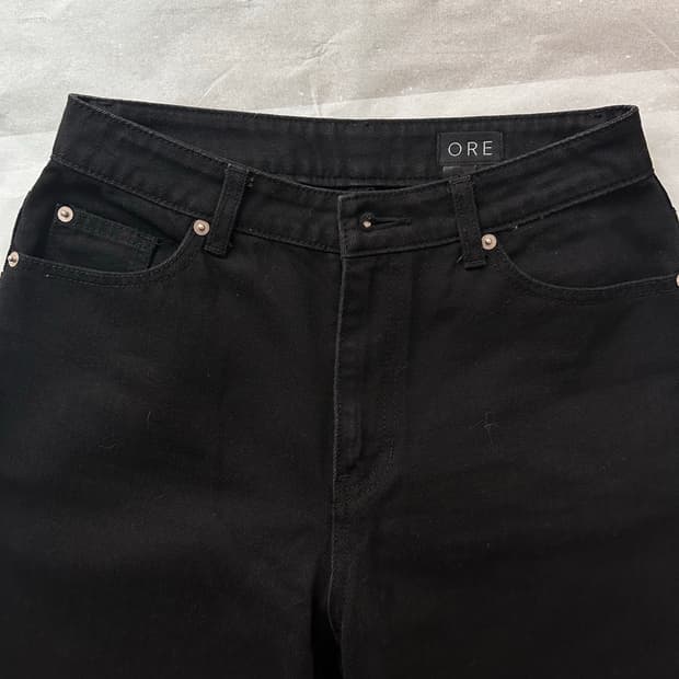 ORE 오어 블랙 데님 팬츠 1사이즈