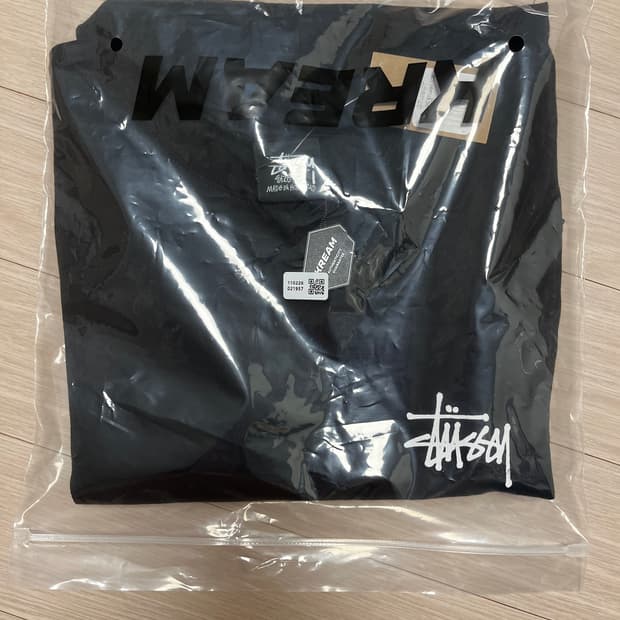 스투시 베이직 스투시 티셔츠 블랙