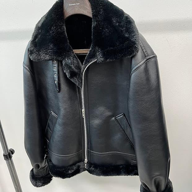 95) 론트 비건레더 무스탕