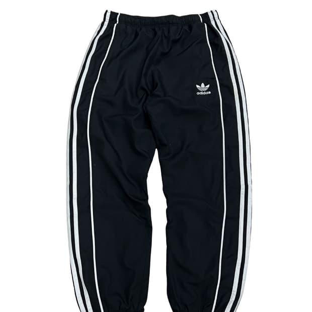 아디다스 삼선 우븐 트랙 조거팬츠 블랙