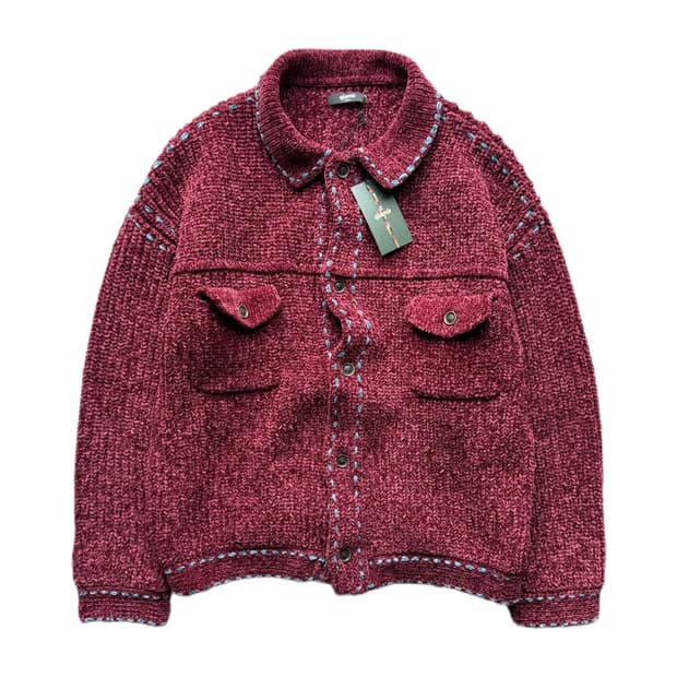 (새상품)그램 스티치 니트 자켓 S(XL)