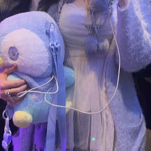 세실맥비 가디건 블루 모리 갸루 코디 세트