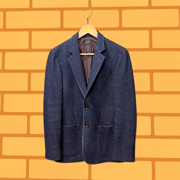 닥스 빈티지 워시드 네이비 블레이저 (S)