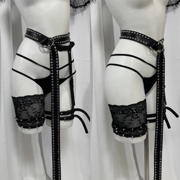 punk long belt