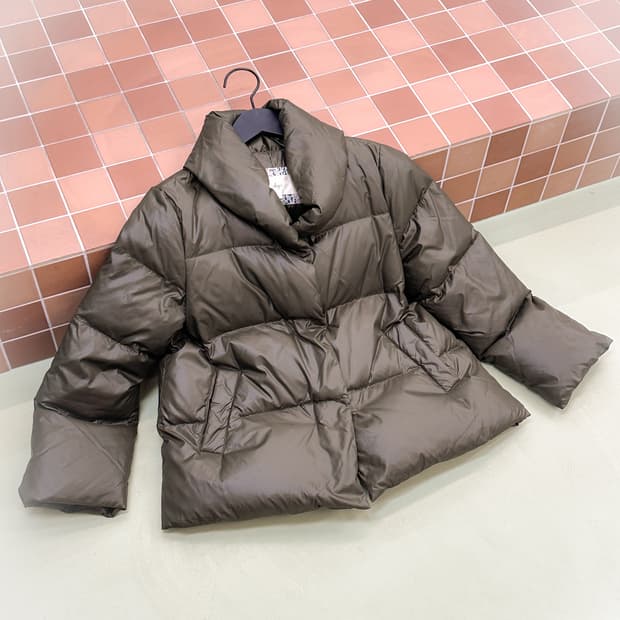 ships khaki collar duck down