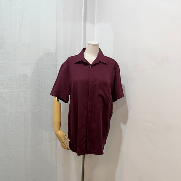 포켓 찰랑 반팔셔츠 반팔남방 반소매 4968