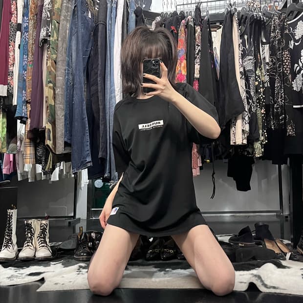 Russell athletic 프린팅 반팔