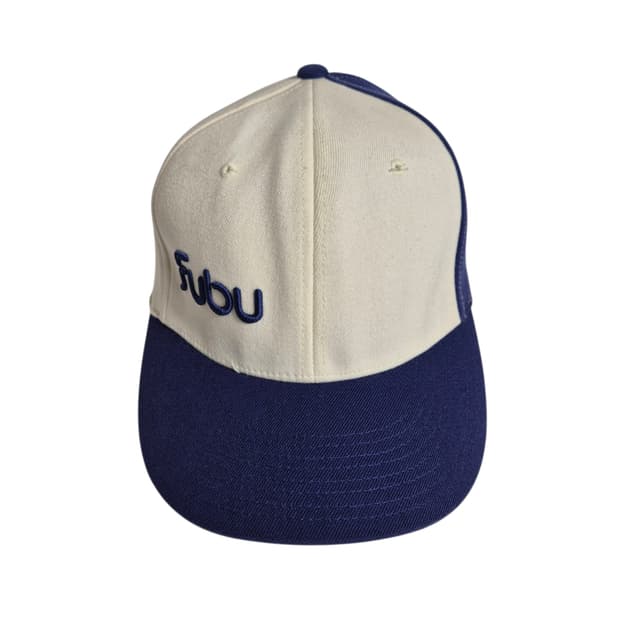 FUBU) 00s 푸부 빅 로고 스플릿 2톤 캡