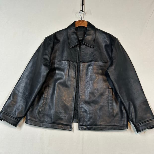 M) 코치 COACH 리얼 레더 가죽 자켓