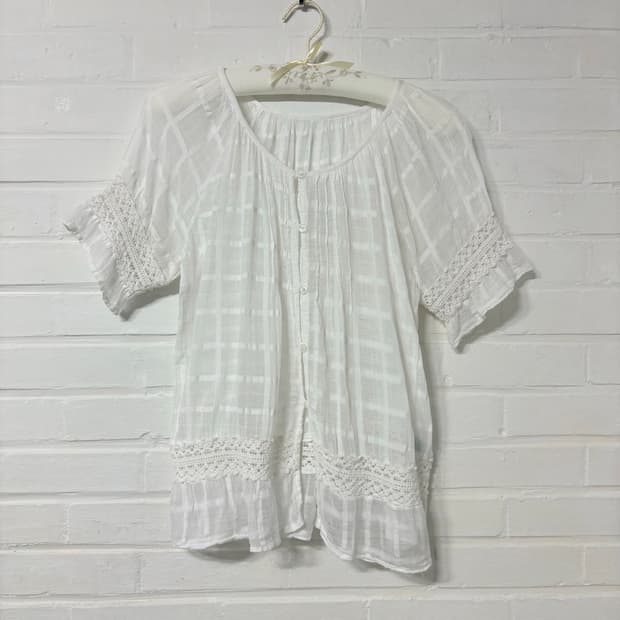 jpn vintage linnen blouse