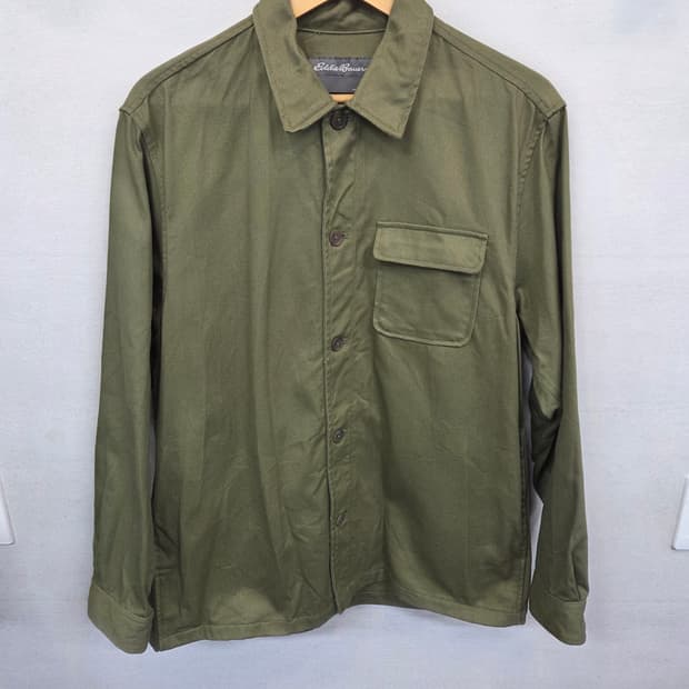 에디바우어 원포켓 아메카지 코튼 셔츠자켓 L