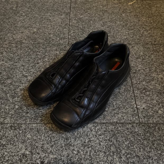 프라다 스포츠 아카이브 레더 로퍼