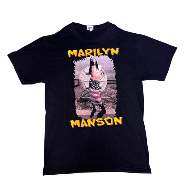 빈티지 마릴린맨슨 성조기 MARILYN MANSON USA FLAG M