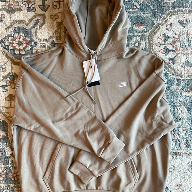 나이키 클럽 플리스 오버사이즈 프렌치 테리 풀오버 후드 (새제품. XL)